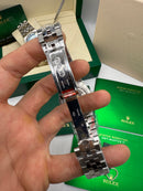 Rolex Land-Dweller 40mm, Mostrador Azul Gelo - CLONE