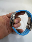 Breitling SuperOcean Aço 42mm Pulseira Borracha