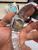 Patek Philippe Cubitus 40mm, Mostrador Chumbo, Pulseira Aço