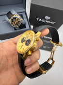 TAG Heuer Carrera Chronograph Aço/Dourado 39mm - Dourado -