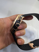 Hublot Spirit Of Big Bang 42mm, Aço/Rose Mostrador Cinza Esqueleto