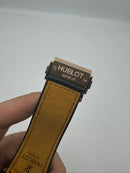 Hublot Spirit Of Big Bang 42mm, Aço/Rose Mostrador Preto Esqueleto