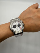 Hublot Vendome Classic Chrono 45mm Aço Mostrador Branco