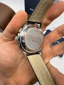 Breitling Premier Aço  Chrono 42mm Pulseira Couro