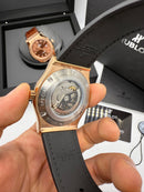 Hublot Classic Fusion 45mm Aço/Rose, Mostrador Verde