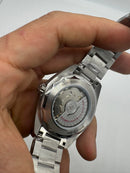 Omega Aquaterra 41,5mm Aço Mostrador Verde Luneta Lisa