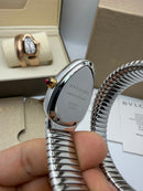 Bvlgari Serpenti Tubogas 01 Volta 35mm Aço/Dourado Mostrador Preto