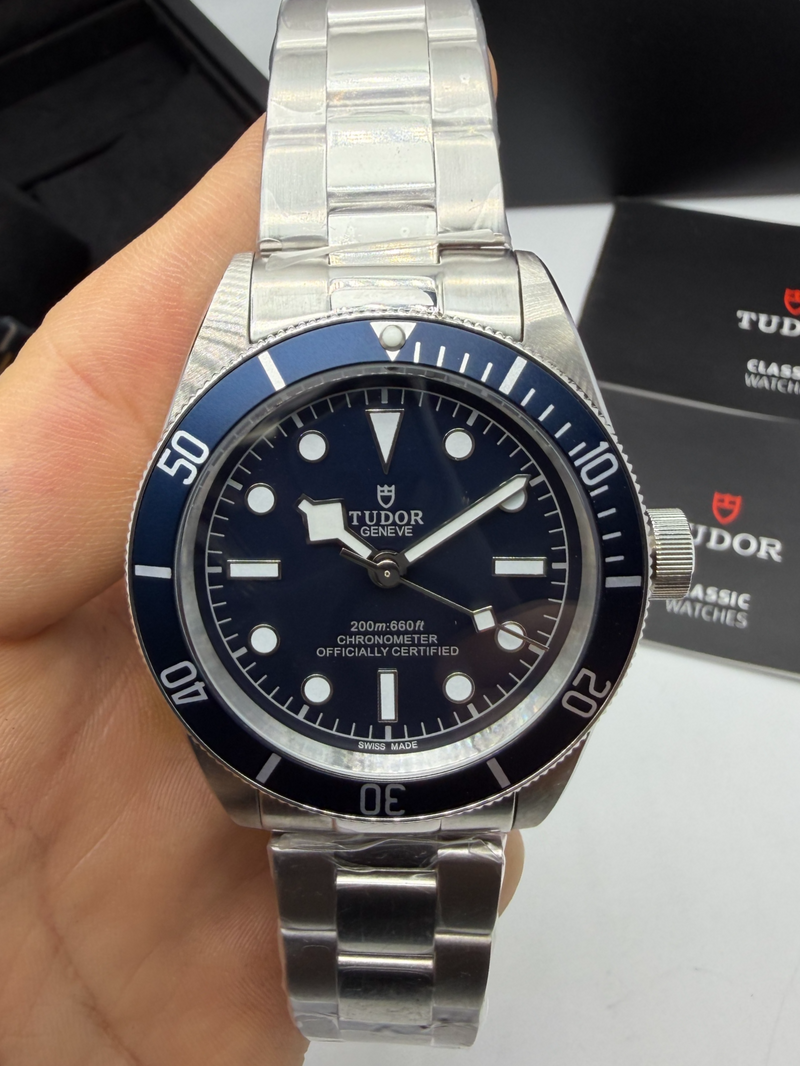 Tudor Black Bay 43mm Aço - Mostrador Azul