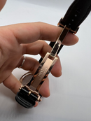 IWC PORTUGIESER CRONÓGRAFO - Aço Rose 41mm - Mostrador Preto