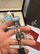 Patek Philippe Cubitus 40mm, Mostrador Verde, Pulseira Aço
