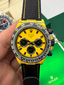 Rolex Daytona DIW Carbono 40mm, Pulseira Nylon/Couro