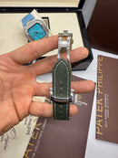 Patek Philippe Cubitus, Aço Fases da Lua 42mm, Mostrador Verde, Pulseira Nylon