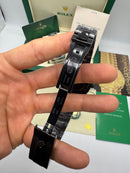 Rolex Air-King 40mm Aço OxBlack Mostrador Preto