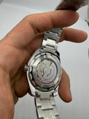 Omega Aquaterra 41,5mm Aço Mostrador Azul Luneta Lisa