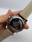 Breitling for Bentley Motors Turbilhão Aço 45mm Pulseira Couro