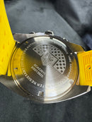 Tag Heuer F1 Cronometro 42mm Aço Mostrador Amarelo, Pulseira Borracha