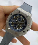 Audemars Piguet Royal Oak Offshore 44mm Mostrador Preto Bezel Aço