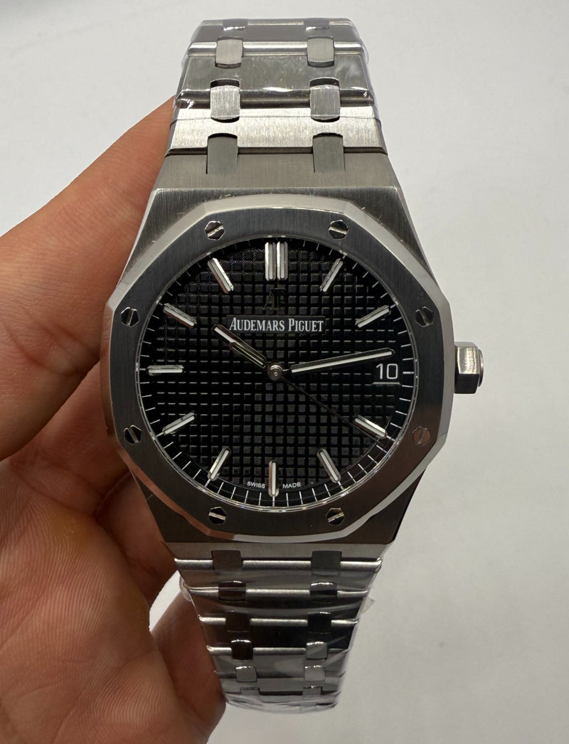 Audemars Piguet Royal Oak Selfwinding 41mm - Aço - Mostrador Preto - CLONE