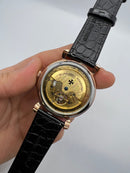 Vacheron Constantin Fases da Lua Turbilhão Aço/Rose 42mm, Mostrador Verde