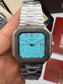 Patek Philippe Cubitus 40mm, Mostrador Tiffany, Pulseira Aço