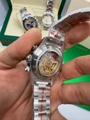Rolex Daytona 40mm Aço Mostrador Preto, Luneta Preto
