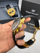 TAG Heuer Carrera Chronosprint x Porsche - Aço/Dourado 42mm -