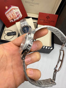 Patek Philippe Nautilus 39mm, Mostrador Tiffany, Pulseira Aço