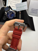 Panerai Luminor Marina 44mm Aço Mostrador Preto Pulseira Borracha