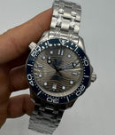 Omega Seamaster Co-Axial 40mm Mostrador Cinza