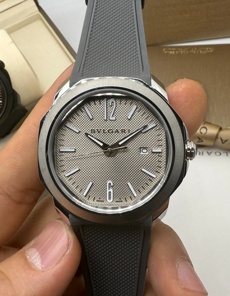 Bvlgari Octo Roma Automático 42mm Edição Limitada - Mostrador Cinza
