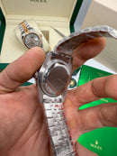Rolex Date-Just 36mm Aço, Mostrador Rosa