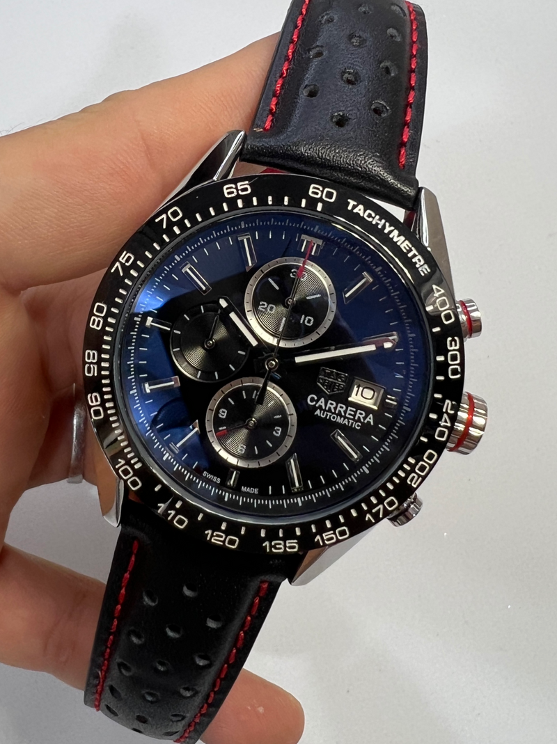 TAG Heuer Carrera Calibre S, Chronograph Eletrônico, 44 mm, Aço