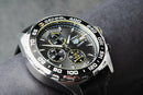 Tag Heuer F1 SENNA, 43mm Aço, Mostrador Cinza Bezel, Fixo Pulseira Couro