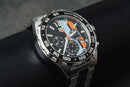 Tag Heuer F1 Golfo Cronógrafo 43mm Aço Mostrador Preto Bezel Preto