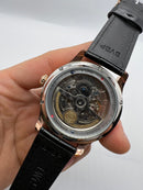 IWC Portugieser Automático Aço/Rose 42mm Pulseira de Couro