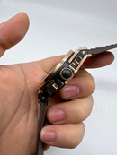 Hublot Big Bang 44mm Aço Chocolate Pulseira Borracha