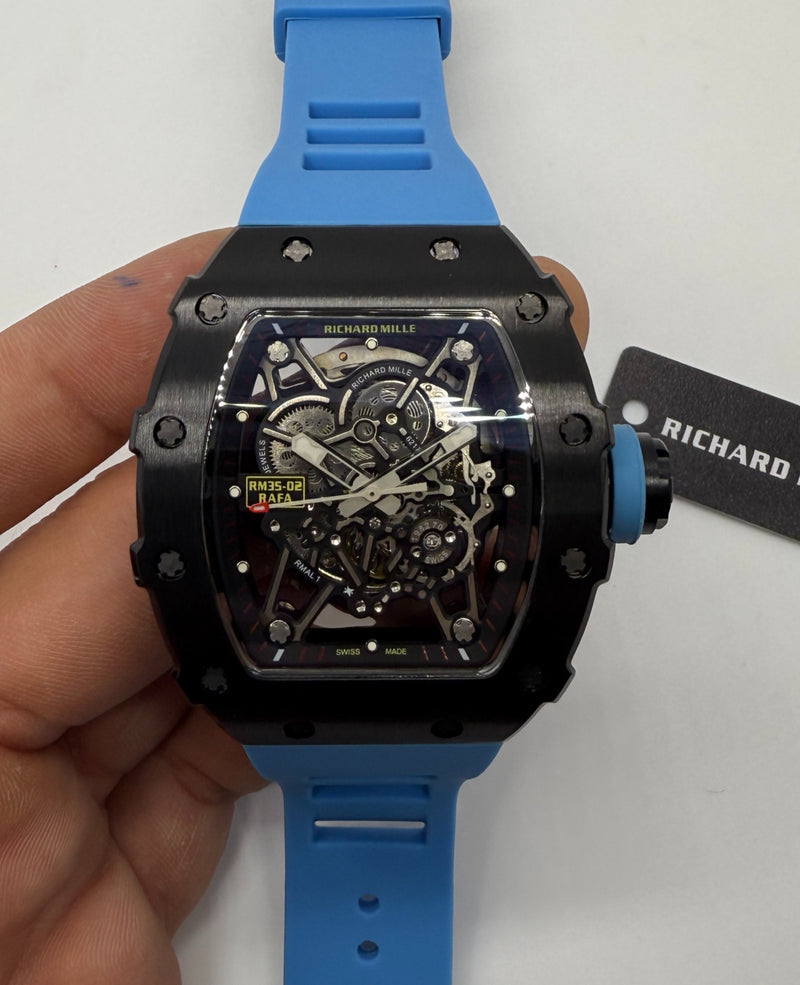 RICHARD MILLE RM 35-02 Rafael Nadal 45mm Aço/OxBlack