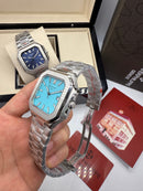 Patek Philippe Cubitus 40mm, Mostrador Tiffany, Pulseira Aço