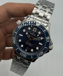 Omega Seamaster Co-Axial Aço 007 40mm Mostrador Azul
