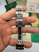 Rolex Sea-Dweller 43mm Aço/Dourado Mostrador Preto Luneta Preta