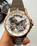 Roger Dubuis Excalibur Monotourbillon 45mm - Aço/Rose