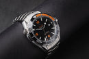 Omega Planet Ocean Co-Axial Master 45,5mm Aço Mostrador Preto Bezel Preto