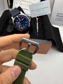 Panerai Luminor Marina 44mm Aço Mostrador Verde Gradiente  Pulseira Borracha