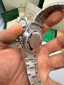 Rolex Daytona 40mm Aço, Mostrador Prata