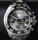 Tag Heuer F1 SENNA, 43mm Aço, Mostrador Cinza Bezel, Fixo