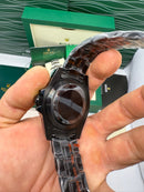 Rolex Submariner Date 41mm Aço/OxBlack Mostrador Preto Luneta Preta Puls. Oyster