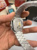 Patek Philippe Cubitus Fases da Lua 42mm, Mostrador Azul