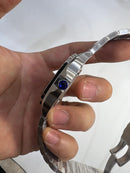 Cartier Santos 40mm - Aço Mostrador Branco - Pulseira Aço