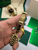 Rolex Day-Date Presidente Diamond 40mm Dourado Mostrador
