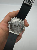 Hublot Big Bang 44mm Aço Mostrador Preto Esqueleto